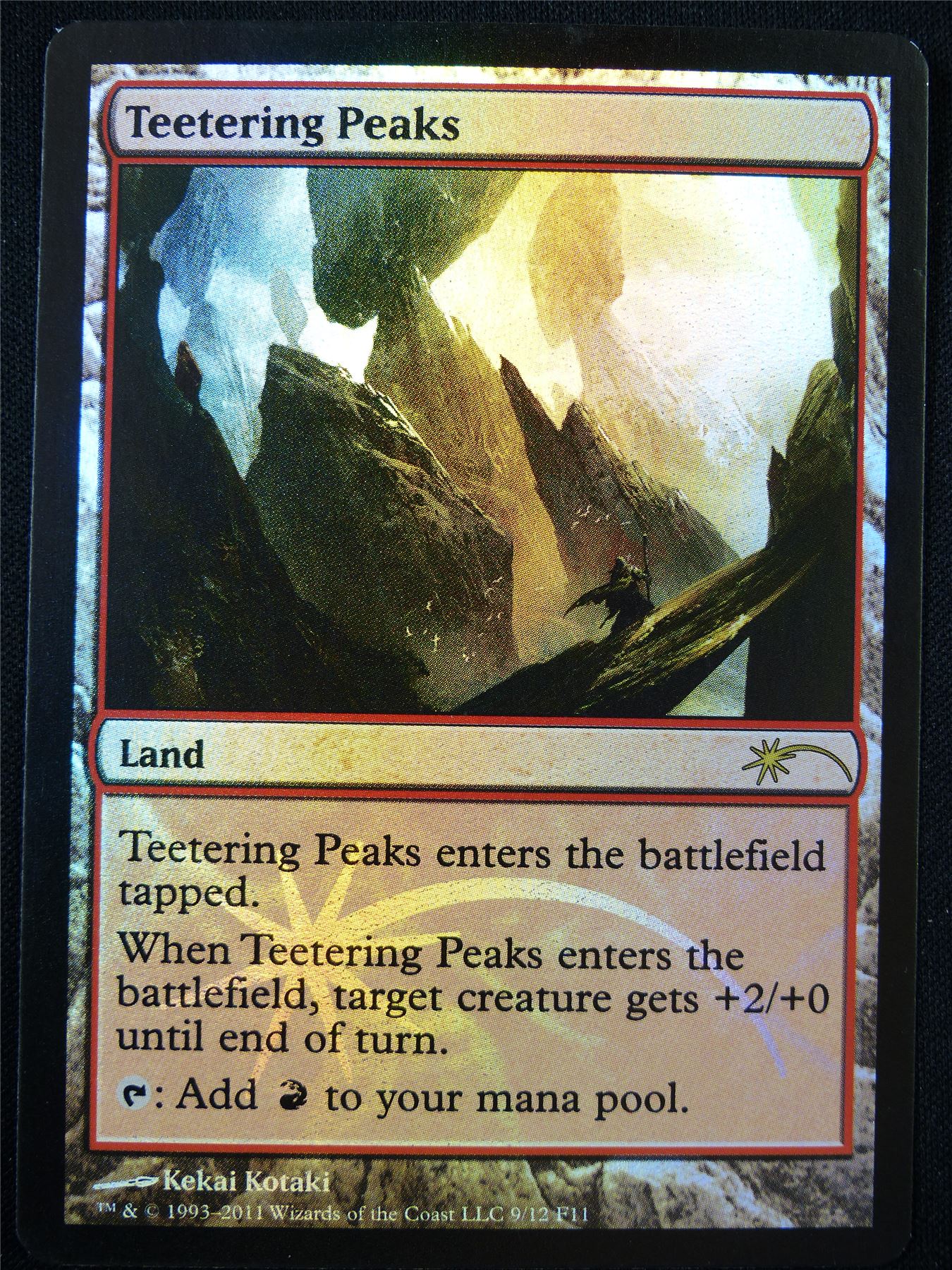 Teteering Peaks Foil - Mtg Card #2V0