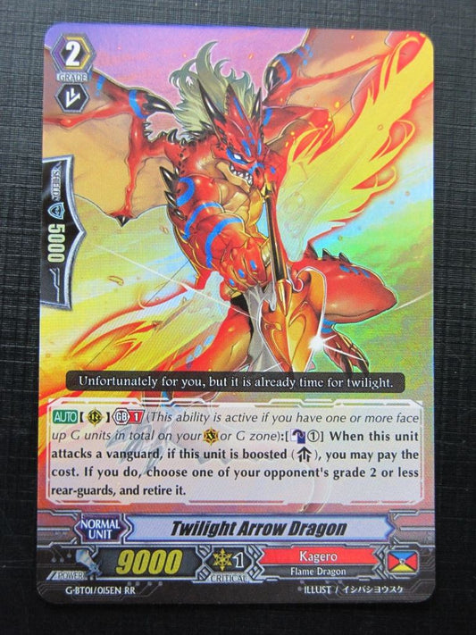 Twilight Arrow Dragon G-BT01 RR - Vanguard Card # 1B24