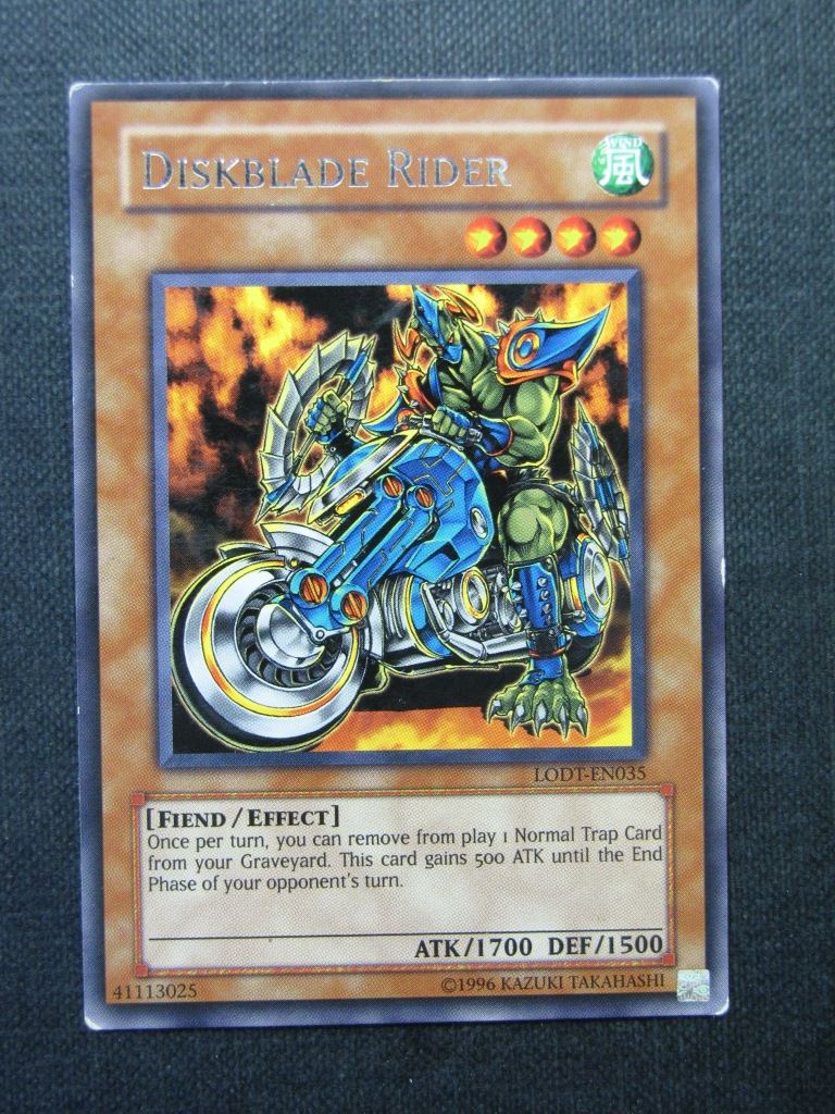 Diskblade Rider LODT Rare - Yugioh Cards #1GS