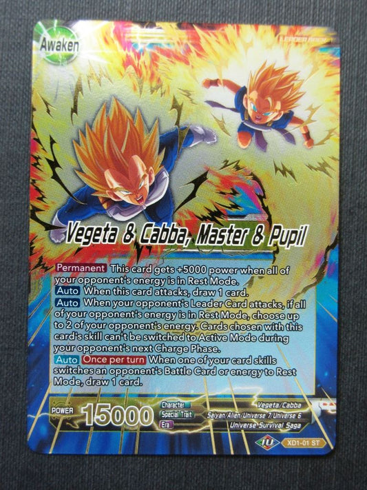 Vegeta & Cabba Master & Pupil ST Foil - Dragon Ball Super Cards #72