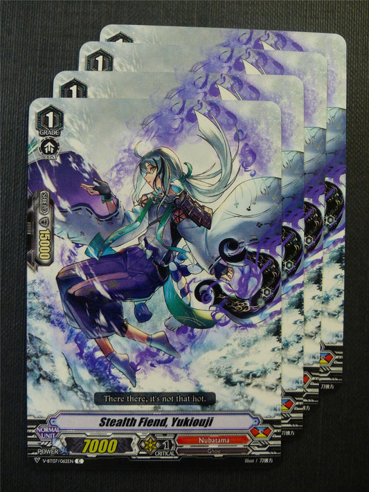 Stealth Fiend Yukiouji V-BT07 x4 - Vanguard Cards #UI