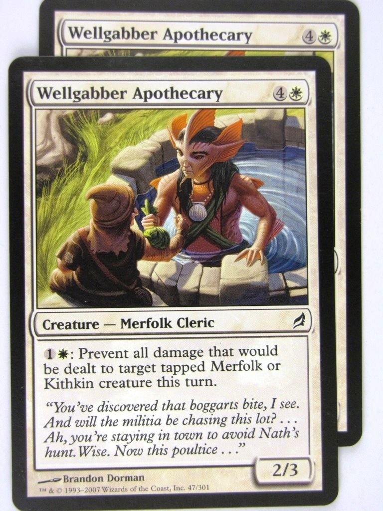 MTG Magic: the Gathering Cards: WELLGRABBER APOTHRECARY x2: LRW