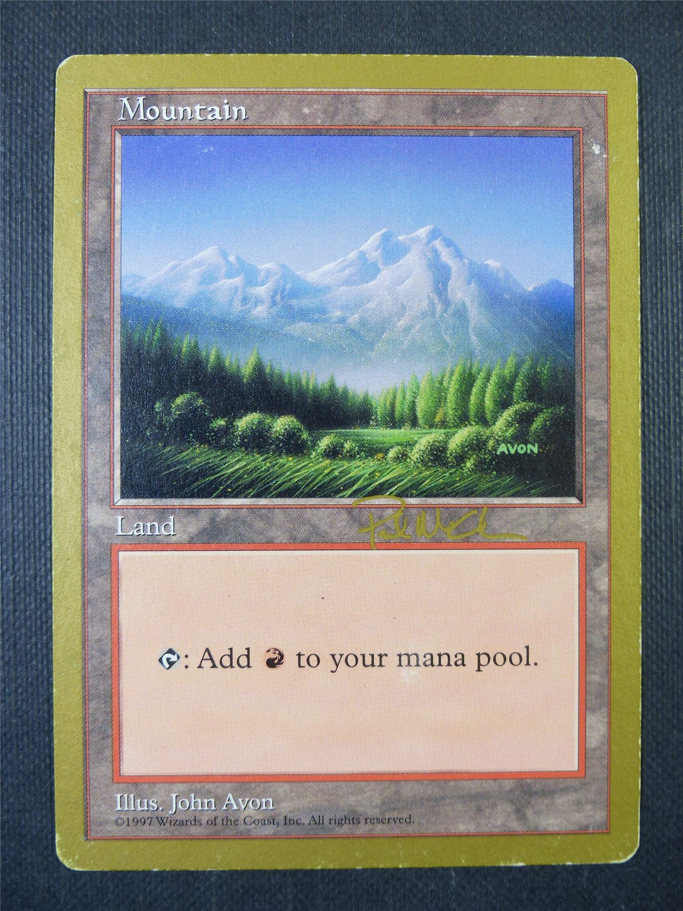 Mountain played - World Championship - Mtg Card #22I