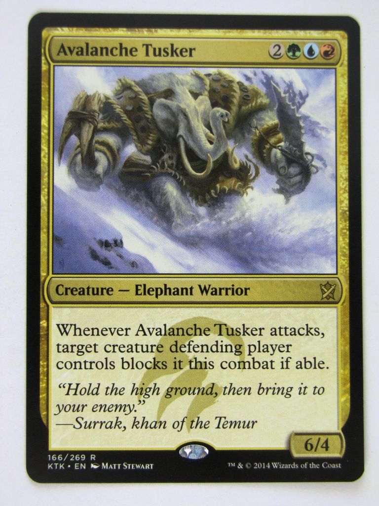 MTG Magic Cards: AVALANCHE TUSKER # 15C59