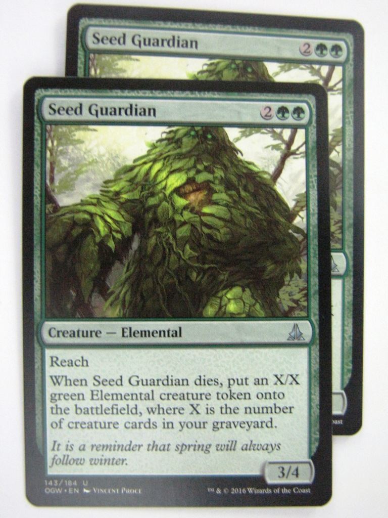 MTG Magic Cards: Oath of the Gatewatch: SEED GUARDIAN x2 # 4J85