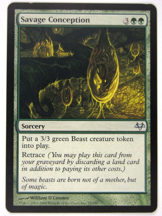 MTG Magic: The Gathering Cards: SAVAGE CONCEPTION: EVE
