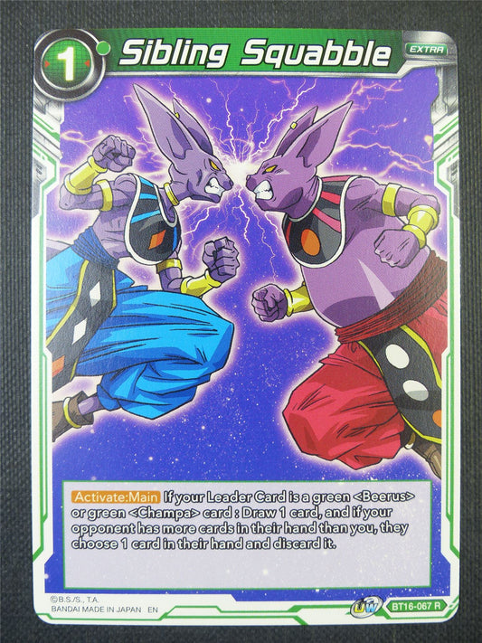 Sibling Squabble R - Dragon Ball Super Card #7W3