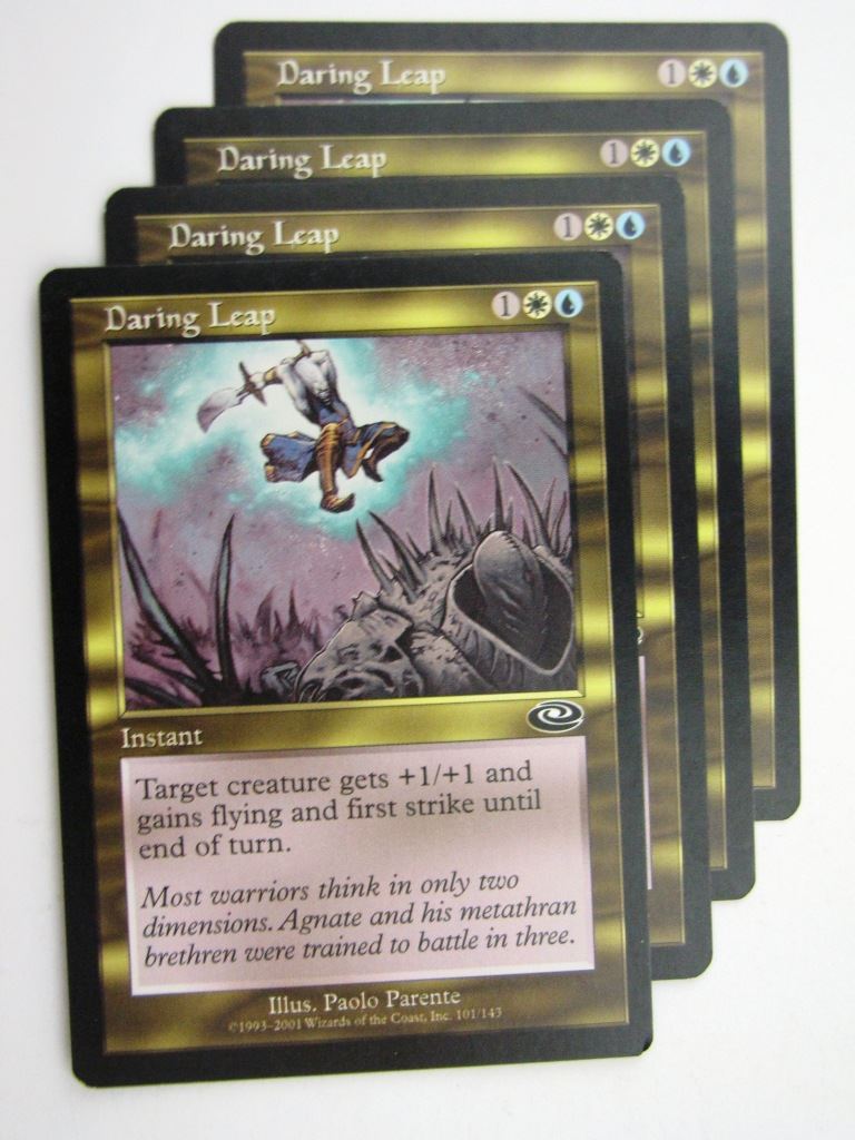 MTG Magic Cards: DARING LEAP x4 # 27D23
