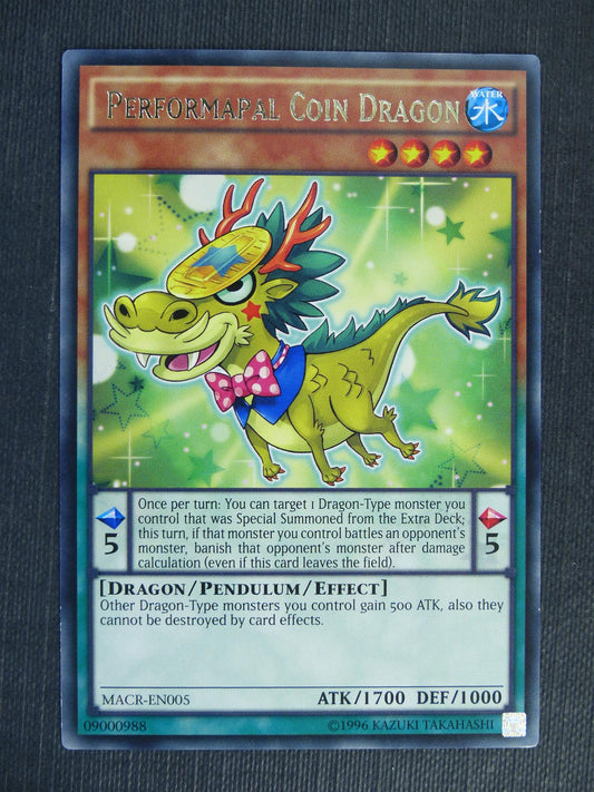 Performapal Coin Dragon MACR Rare - Yugioh Cards #2RW