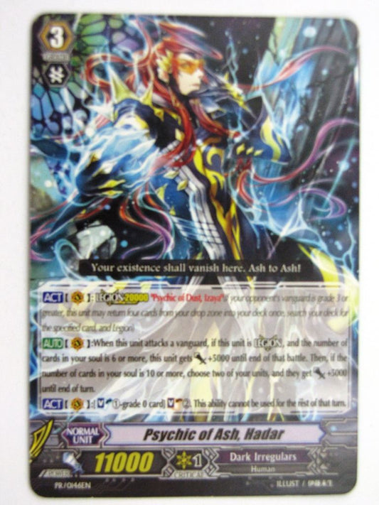 Vanguard Cards: PSYCHIC OF ASH, HADAR Promo # 32F59