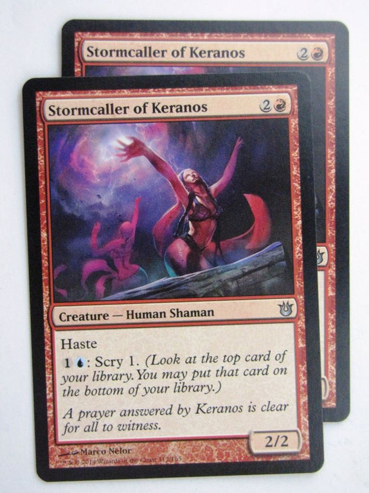 MTG Magic Cards: STORMCALLER OF KERANOS x2 Born of the Gods # 24E56