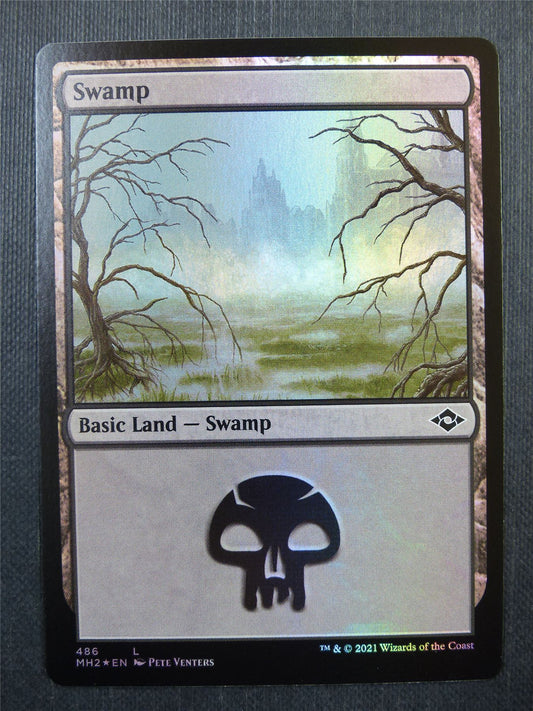 Swamp 486 Foil - Modern Horizons 2 - Mtg Card #40G