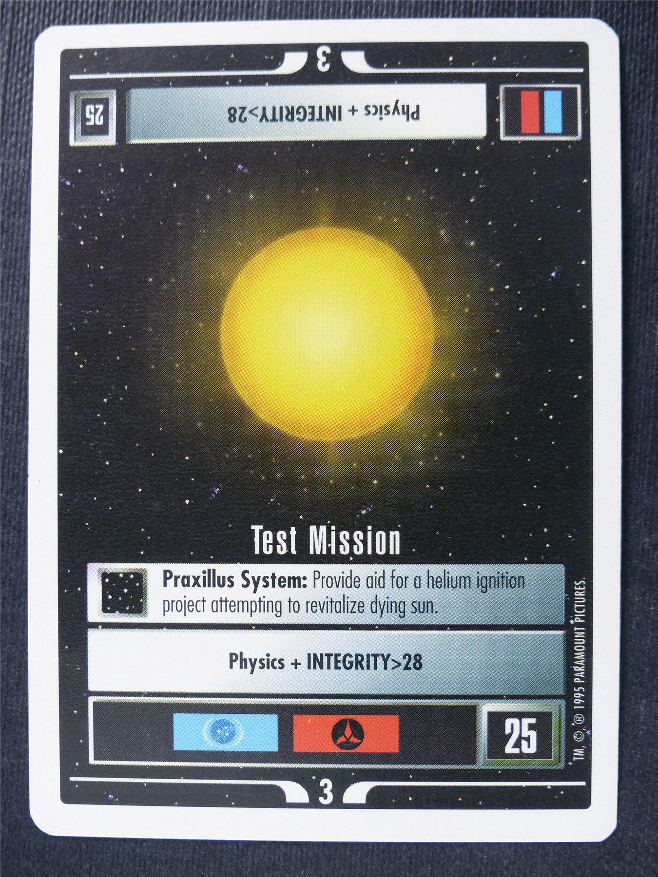 Test Mission - Star Trek Card #4U9
