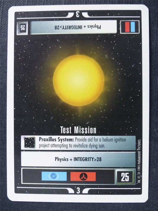 Test Mission - Star Trek Card #4U9