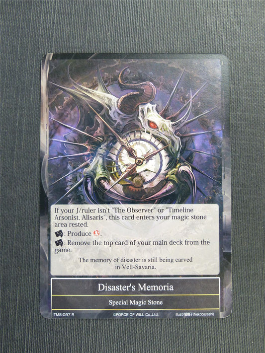 Disaster's Memoria - Force of Will Cards #4TU
