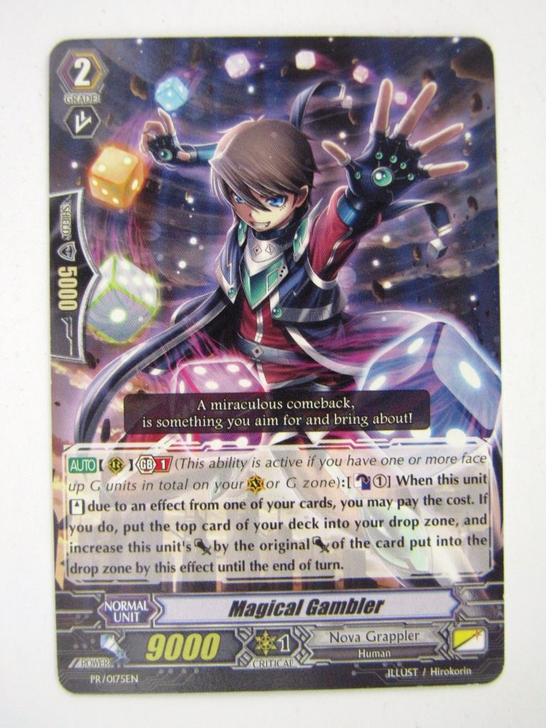 Vanguard Promo Cards: MAGICAL GAMBLER # 13H100
