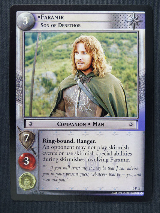 Faramir 0 P 16 - LotR Cards #3LT