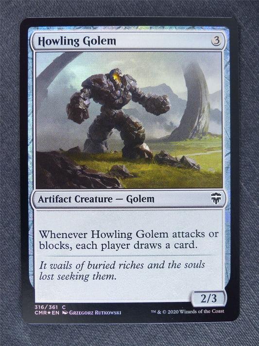 Howling Golem Foil - Mtg Magic Cards #NF