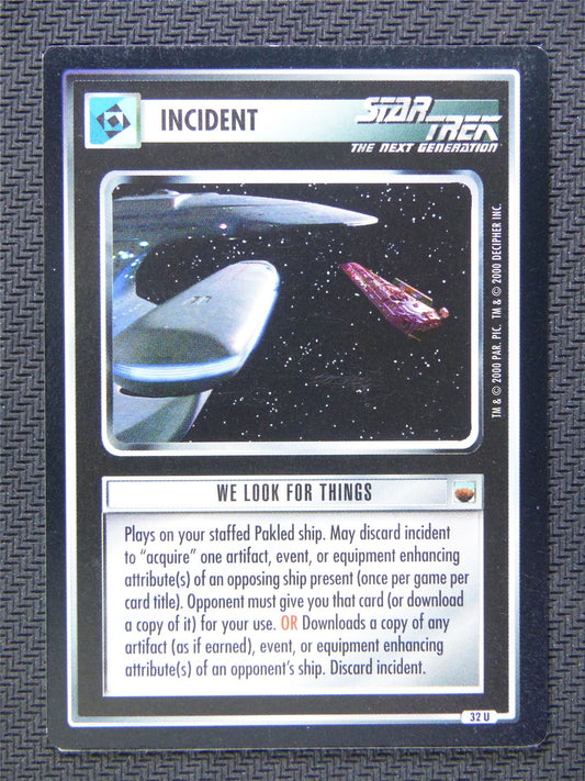 Incident We Look For Things - Star Trek CCG Next Gen #59F