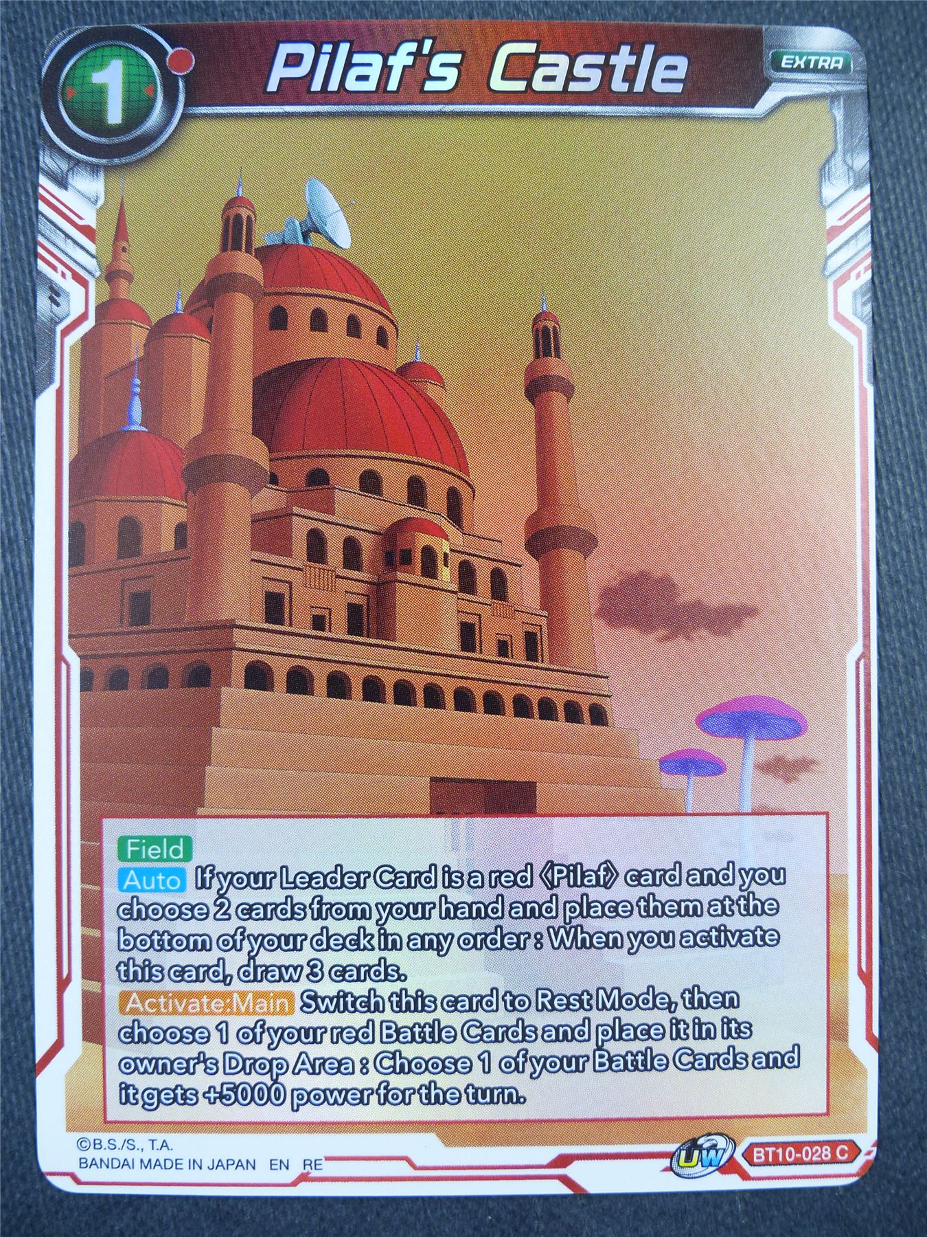 Pilaf's Castle BT10 Foil - Dragon Bal Super Card #8YW