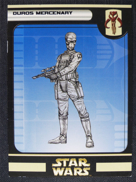 Ouros Mercenary - Star Wars Miniatures Spare Cards #5O