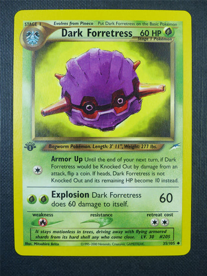 Dark Forretress 35/105 - 1st edition - Pokemon Card #7OC