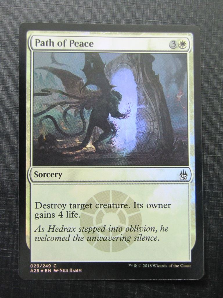 Path of Peace Foil - Masters 25 - Mtg Card # 9J78