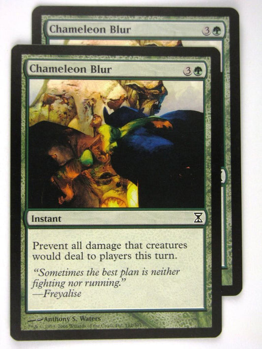 MTG Magic: The Gathering Cards: CHAMELEON BLUR x2: TSP