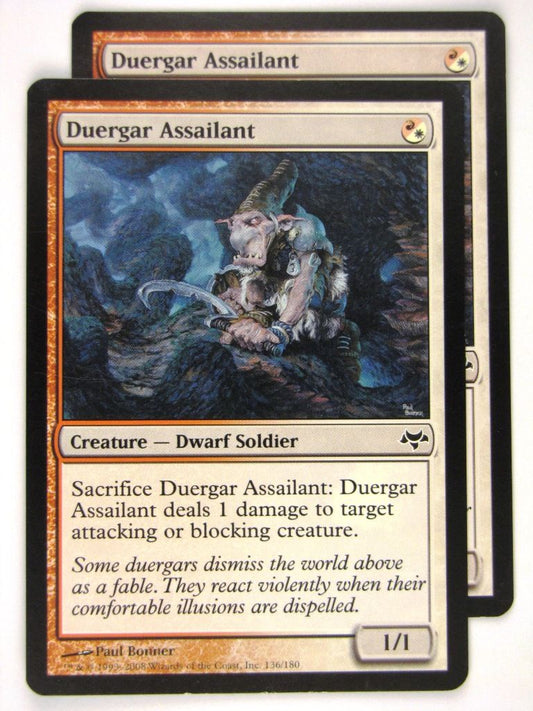 MTG Magic: The Gathering Cards: DUERGAR ASSAILANT x2: EVE
