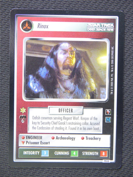 Rinox Black Border - Star Trek CCG Deep Space Nine #50I