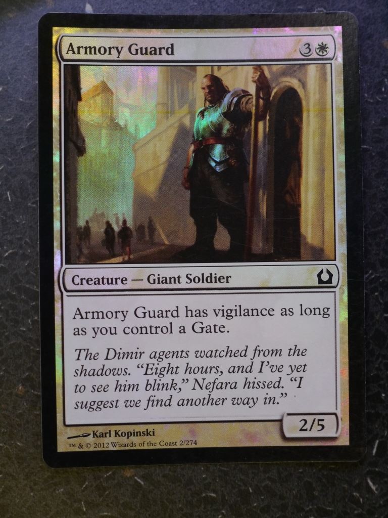MTG Magic Cards: ARMOURY GUARD FOIL # 4I23