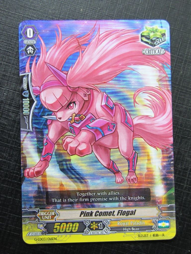 PINK COMET FLOGAL G-LD03 FOIL - Vanguard Card # 3J97