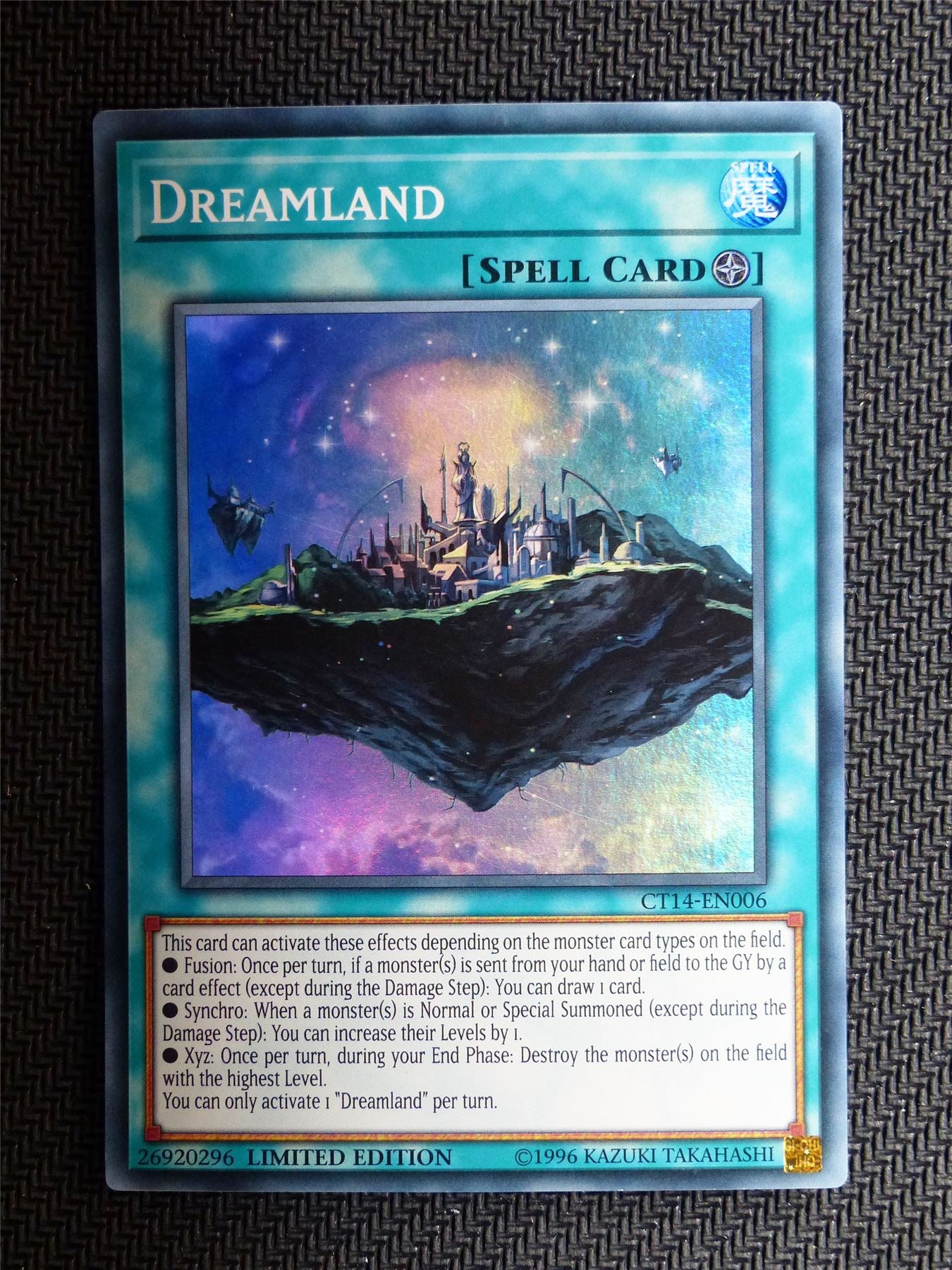 Dreamland - CT14 - Super Rare - Yugioh Card # 1G86