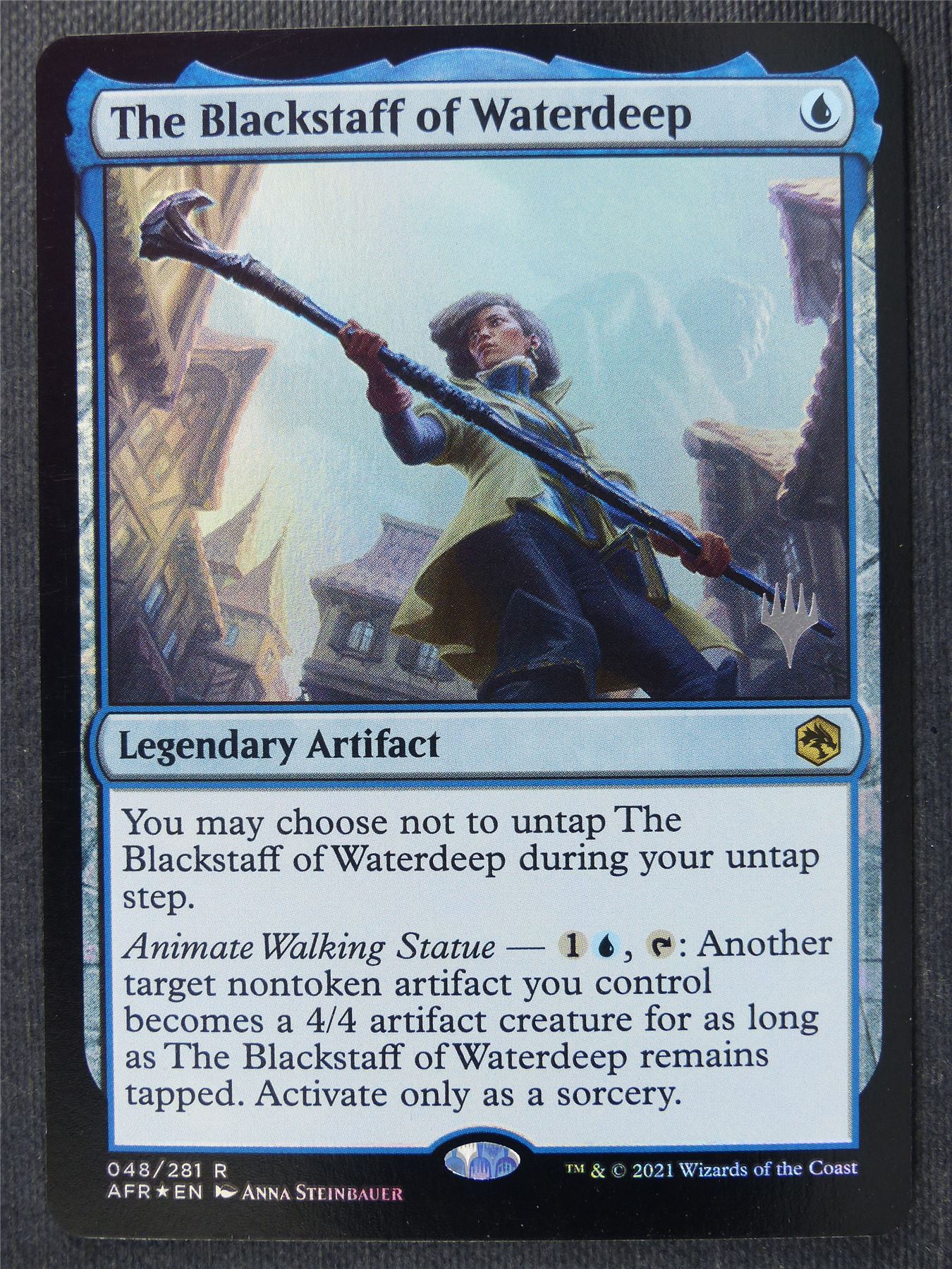 The Blackstaff of Waterdeep Promo Foil - Mtg Magic Cards #284