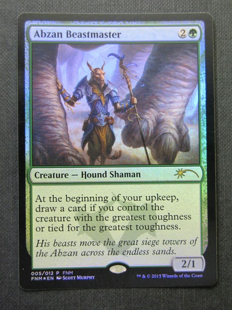 Abzan Beastmaster Promo Foil - Mtg Magic Cards #YT