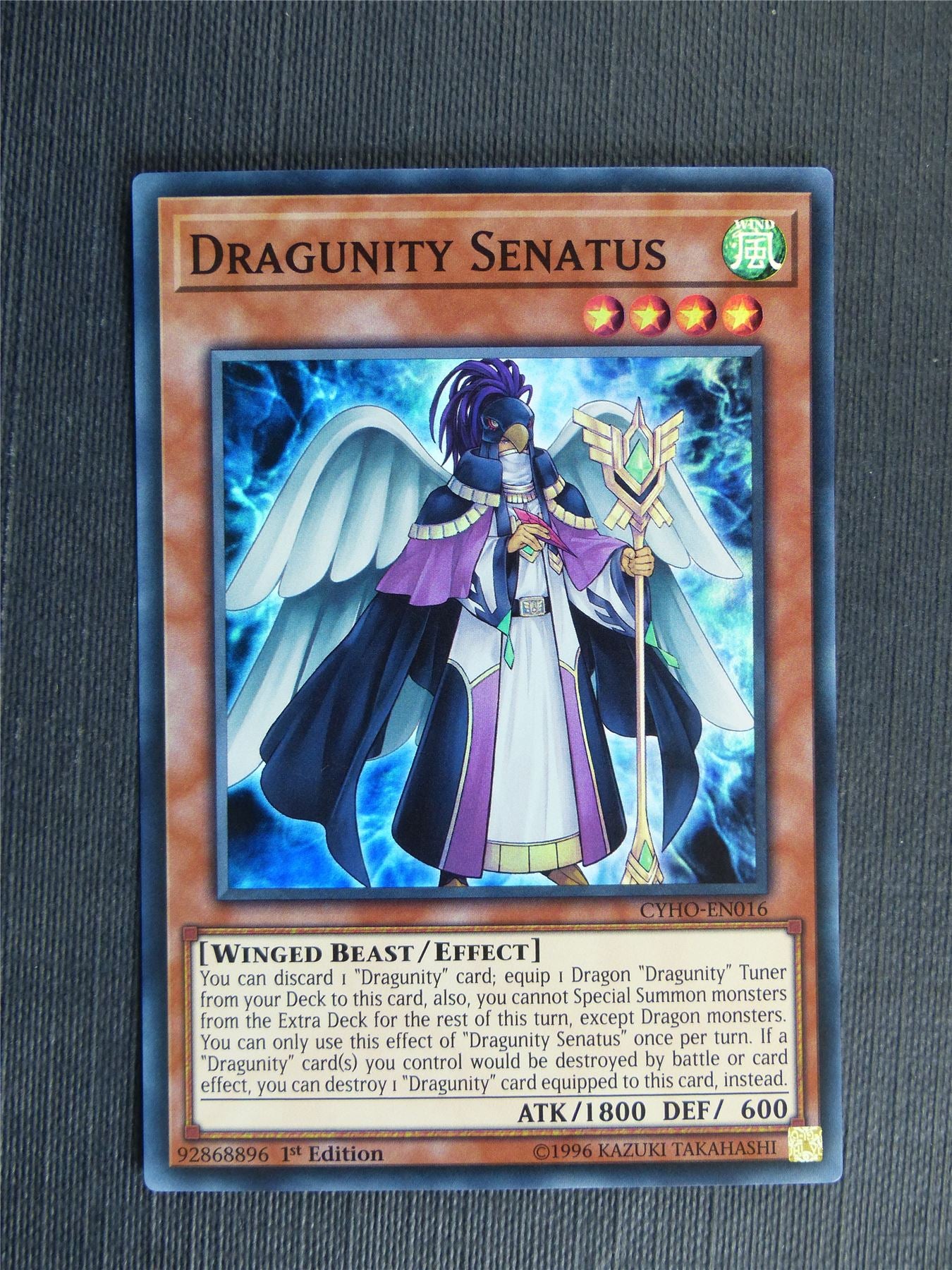 Dragunity Senatus CYHO Super Rare - 1st ed - Yugioh Cards #Z5