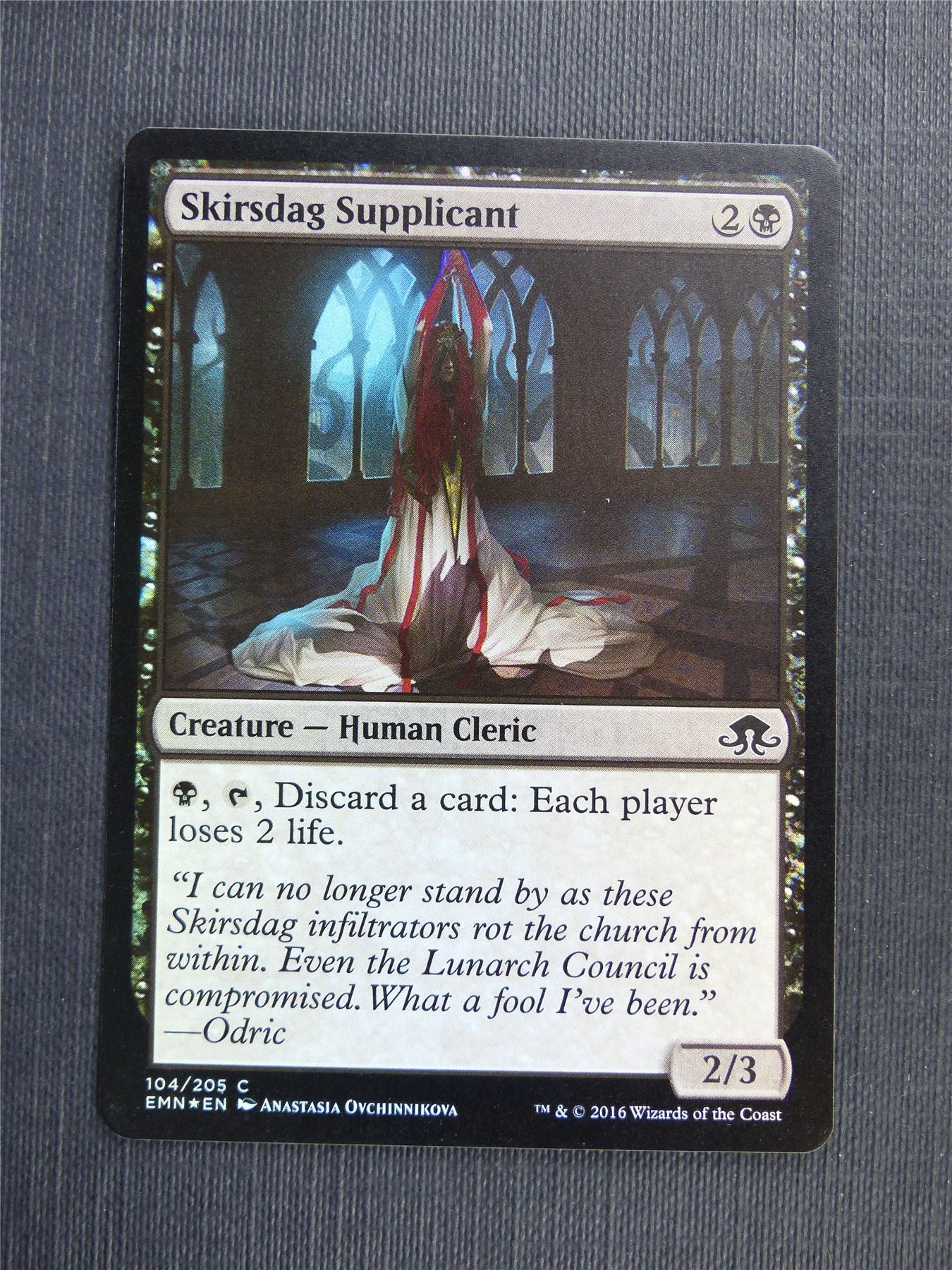 Skirsdag Supplicant Foil - Mtg Magic Cards #5CE