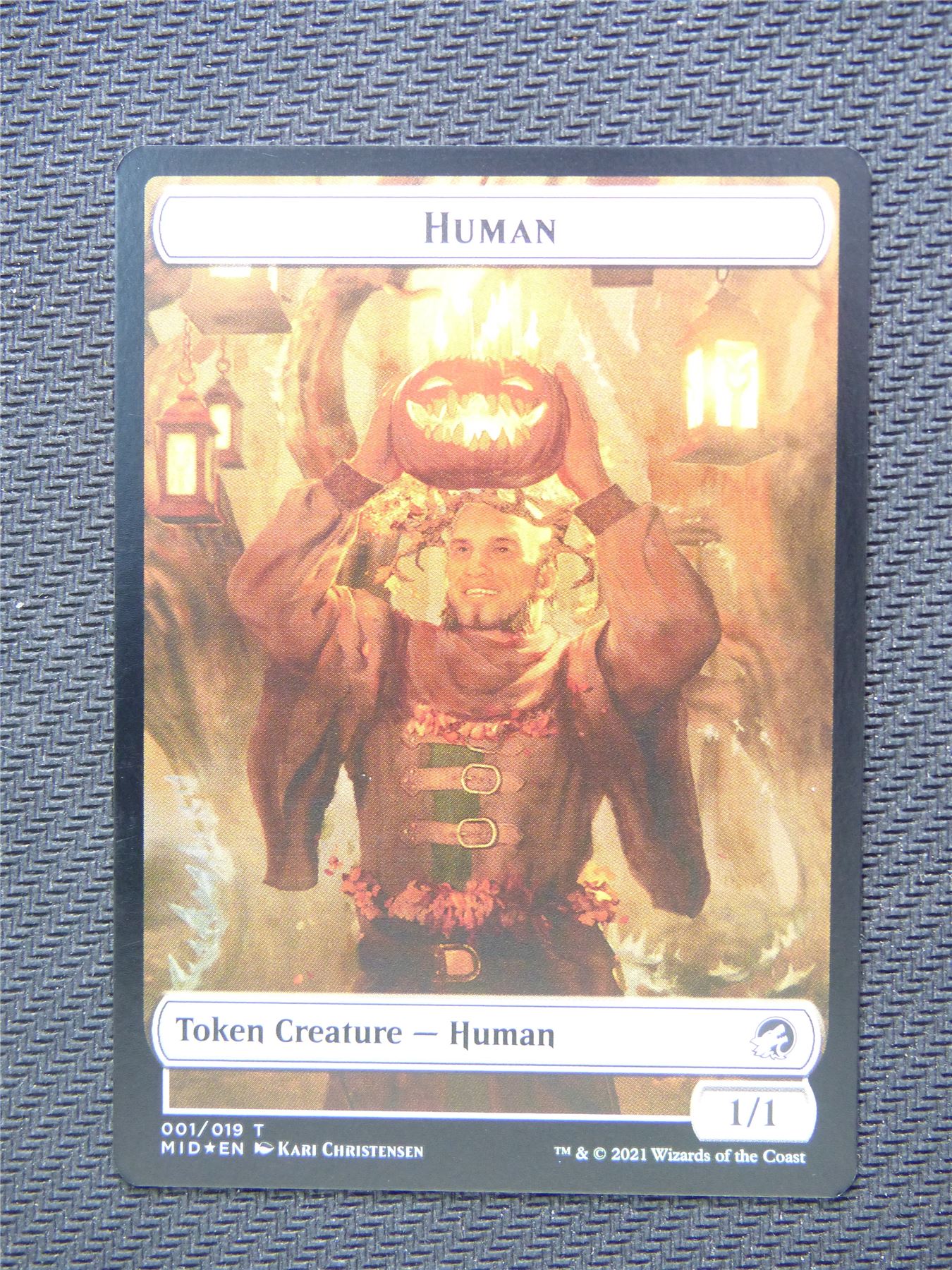 Vampire and Human Foil Token - Innistrad - Mtg Card #3HL