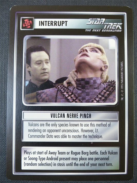 Vulcan Nerve Pinch - NG - Star Trek Card #682