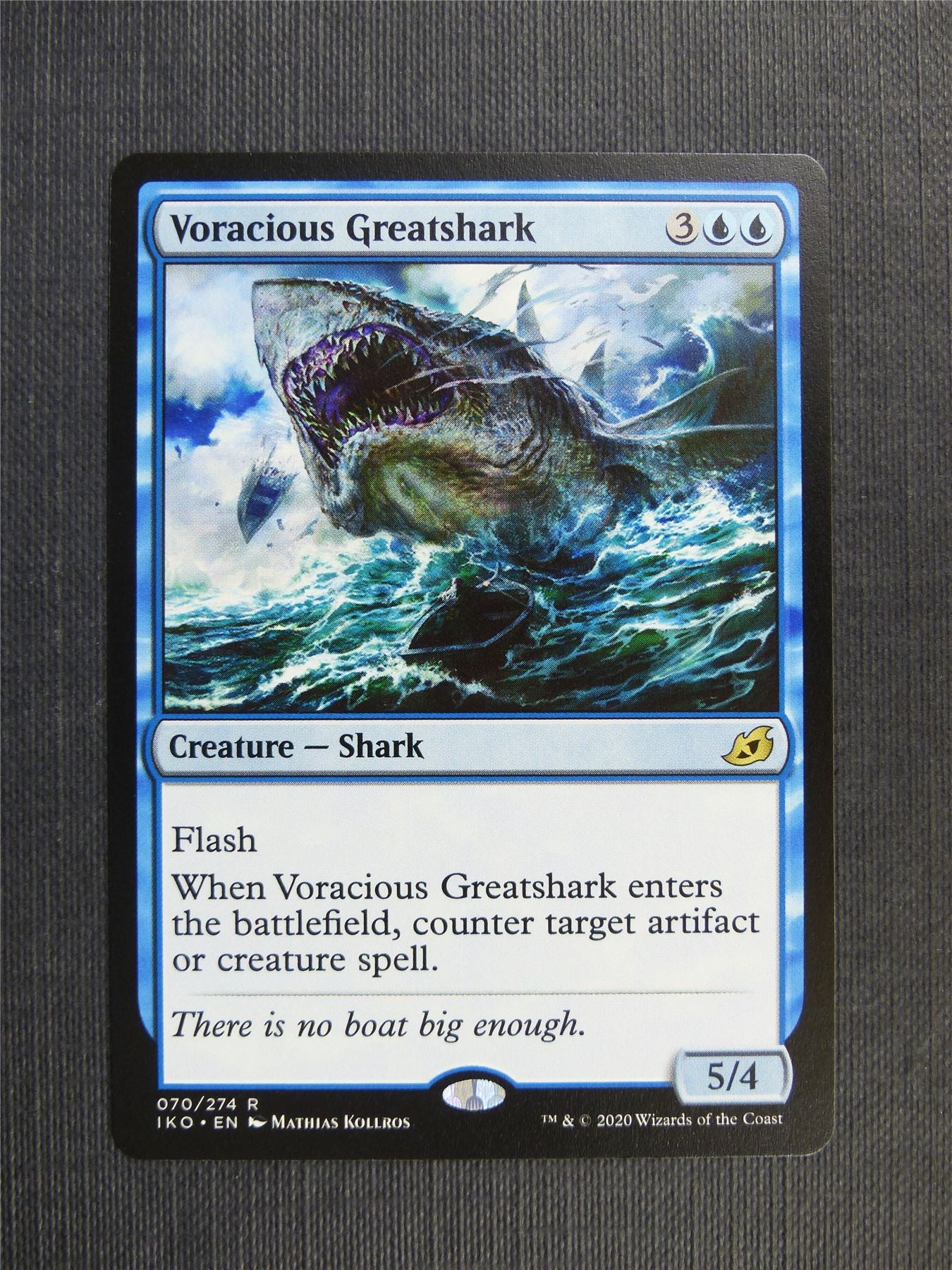 Voracious Greatshark - IKO Mtg Card