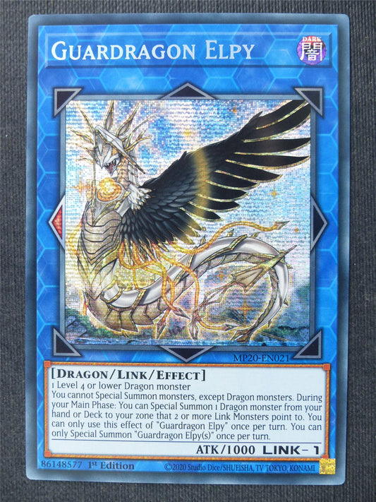 Guardragon Elpy MP20 Secret Rare - 1st ed - Yugioh Cards #2KJ