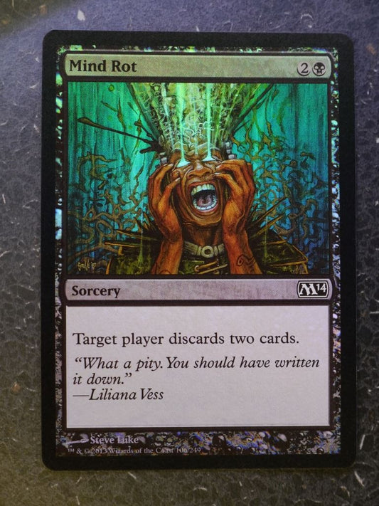MTG Magic Cards: MIND ROT  FOIL # 4J23
