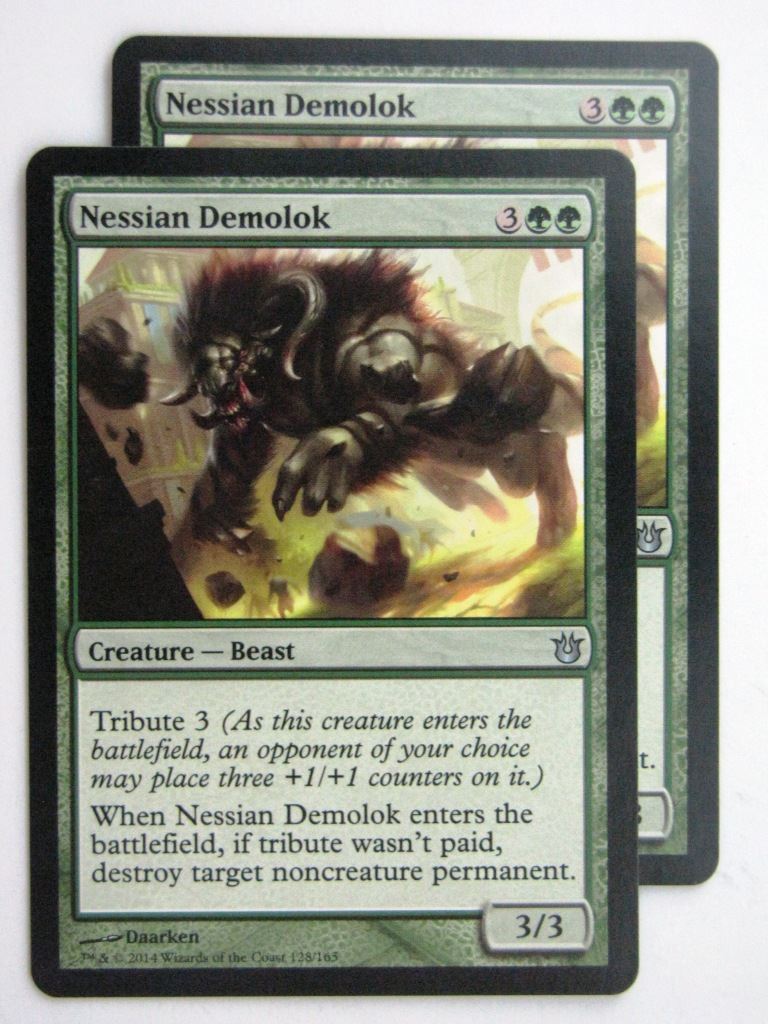 MTG Magic Cards: NESSIAN DEMOLOK x2  Born of the Gods # 24E50