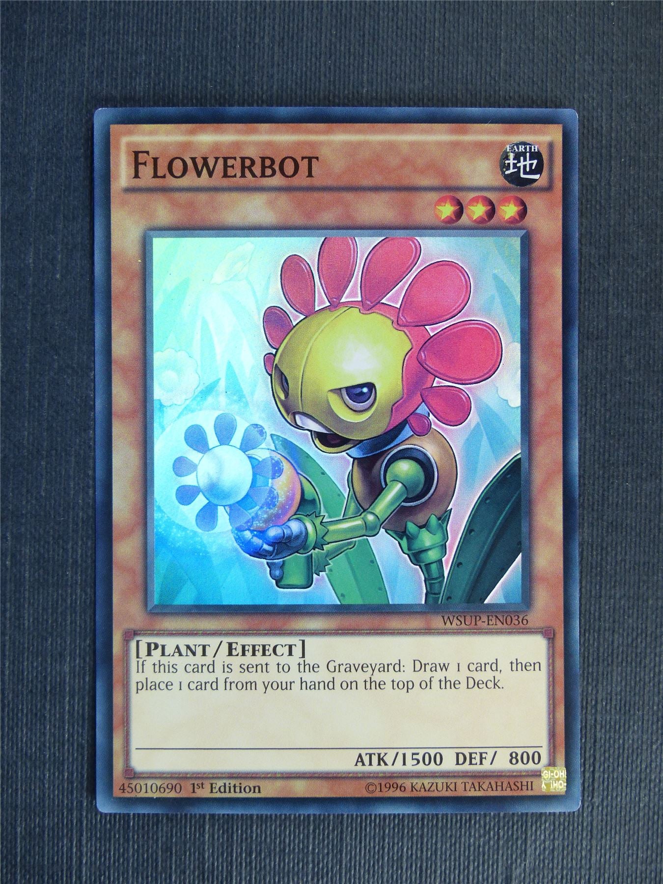 Flowerbot WSUP Super Rare - 1st ed - Yugioh Cards #165