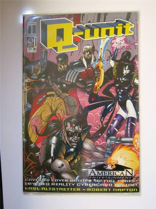 Comic: Q-Unit #1 SEALED With Cards 1.1 And 1.2