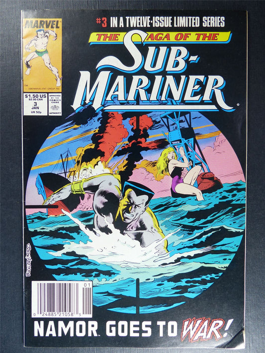 Saga of SUB-MARINER #3 - Marvel Comics #RV