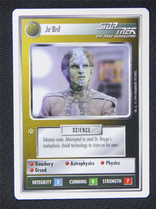 Jo Bril White Border - Star Trek Next Gen Card #4Q6