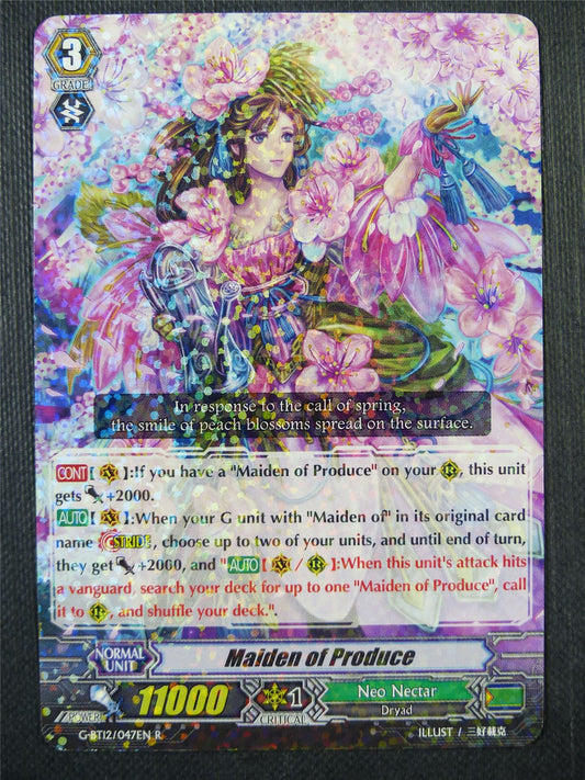 Maiden of Produce G-BT12 R - Vanguard Card #7YN