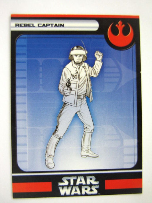 Star Wars Miniature Spare Cards: REBEL CAPTAIN # 11C4