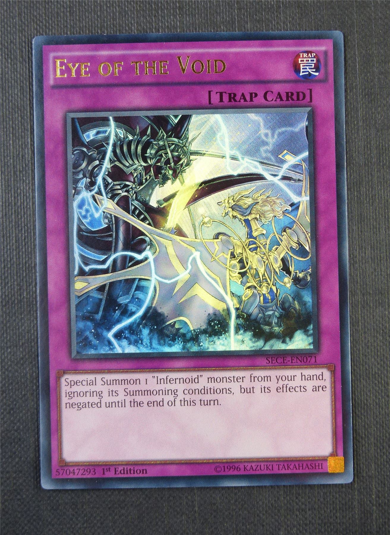 Eye of the Void SECE 1st Ed - Ultra Rare - Yugioh Card #7DN